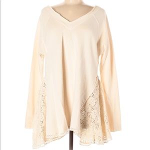 Free People Oversized Cotton Sweater Medium